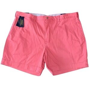 Polo Ralph Lauren Mens 30 Waist Nantucket Red Chino Stretch 9" Inseam Shorts NWT
